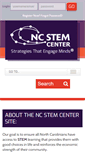 Mobile Screenshot of ncstemcenter.org